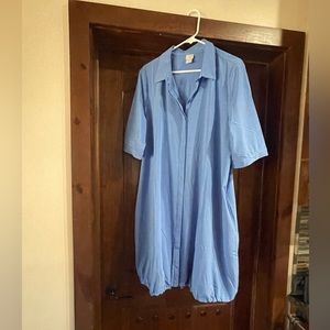 Chico’s ZENERGY UPF Bungee Dress | blue | Chico’s Size 3 is 16-18